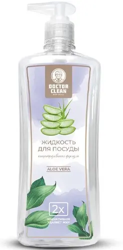 Doctor Clean Жидкость для мытья посуды Aloe Vera, 650 мл