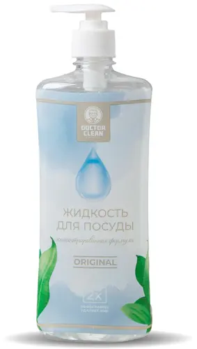 Doctor Clean Жидкость для мытья посуды Original(без запаха), 650 мл