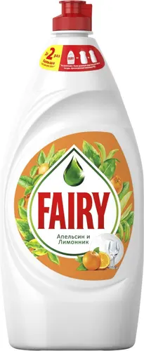 Fairy для мытья посуды "Апельсин и лимонник", 900 мл