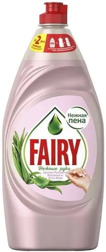 Fairy для мытья посуды Нежные руки "Аромат Розового Жасмина и Алоэ Вера", 900 мл