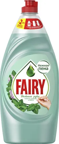 Fairy для мытья посуды Нежные руки "Чайное дерево и мята", 900мл