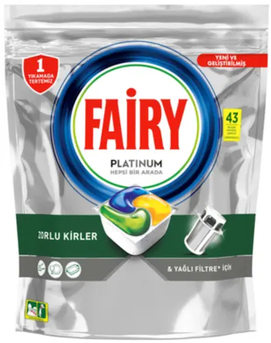Fairy Капсулы для посудомоечных машин Platinum 43 шт