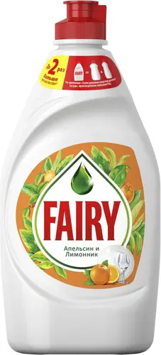 Fairy Средство для мытья посуды "Апельсин и лимонник", 450 мл