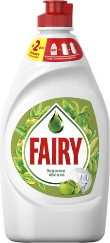Fairy Средство для мытья посуды "Зеленое яблоко", 450 мл