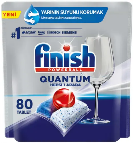 Finish Капсулы для посудомоечных машин Quantum, 80 таблеток