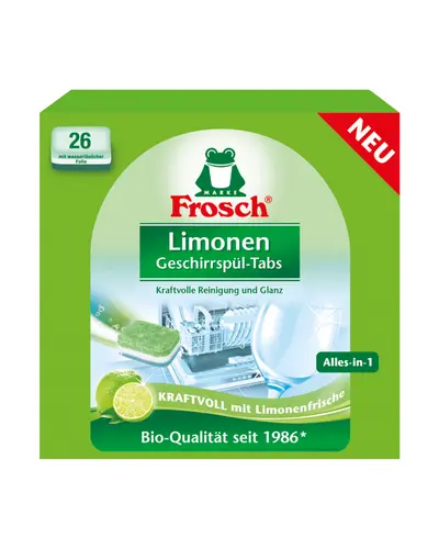 Frosch Очищающие таблетки для ПММ Лимон