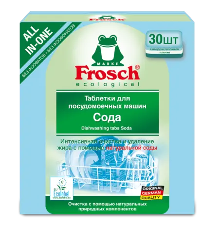 Frosch Таблетки для посудомоечных машин, 30 шт.