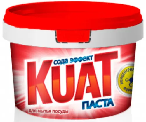 Kuat универсальная чистящая паста сода-эффект 780гр