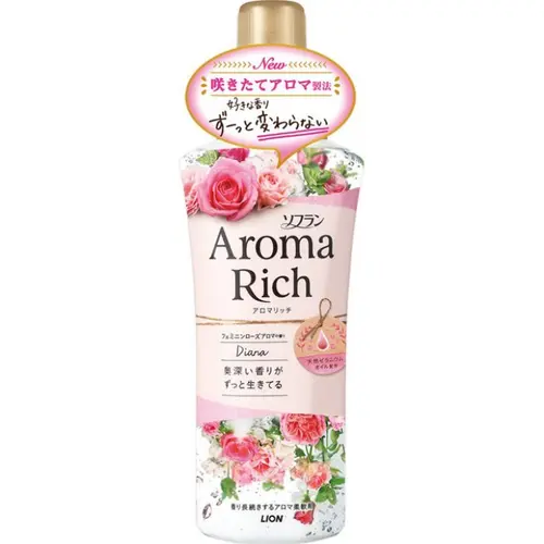 Aroma Rich Diana Кондиционер для белья с ароматом роз 520 мл