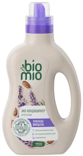 BioMio Экологичный кондиционер для белья, лаванда-миндаль, 800 мл