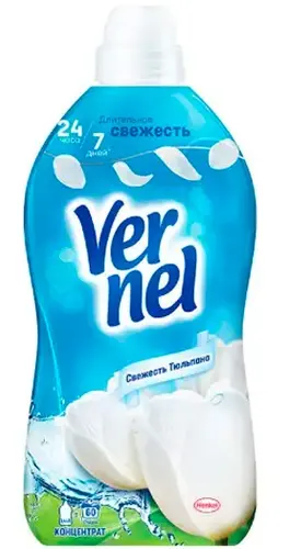 Vernel Кондиционер для белья Свежесть тюльпана, 1,44 л (60 стирок)