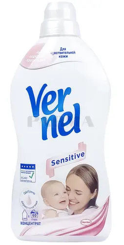 Vernel Кондиционер для белья Свежесть тюльпана, 1,44 л (60 стирок)