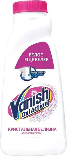 Vanish Пятновыводитель и отбеливатель для белых тканей Oxi Action, 450мл