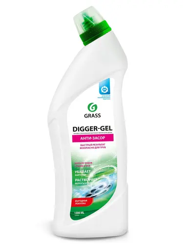 Grass Digger-Gel Гель для чистки труб, 750 мл