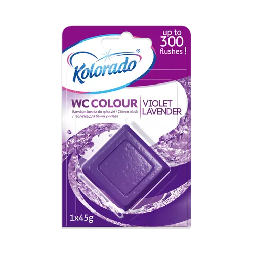 KOLORADO ТАБЛЕТКА ДЛЯ БАЧКА УНИТАЗА WC COLOUR ЛАВАНДА