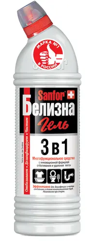 Sanfor Белизна гель 3 в 1 отбеливатель, 1000 г
