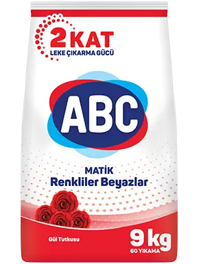 ABC Порошок Автомат 9 кг, Аромат Розы