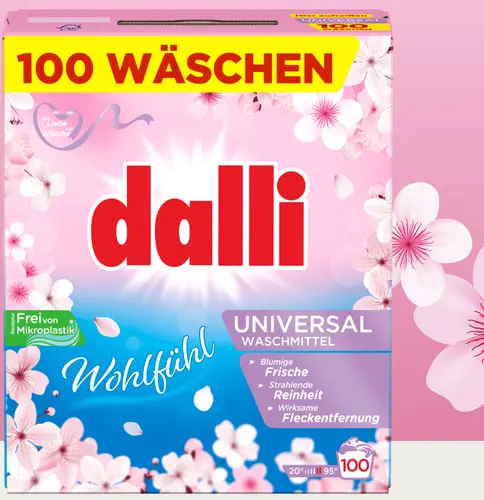 Dalli Wohlfühl универсальный стиральный порошок 6 кг