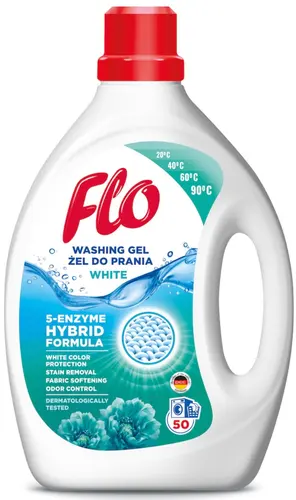 FLO Hybrid Гель для стирки белого белья 2л