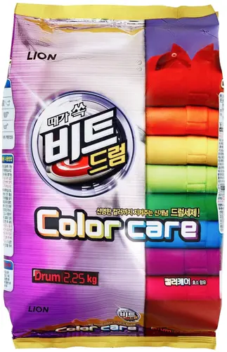Lion BEAT Drum color care защита цвета, порошок для стирки, 2.25 кг