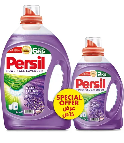 Persil универсальный гель с запахом лаванды , 2.9+1л