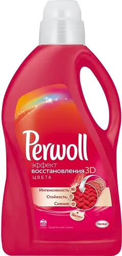 Perwoll 3D Восстановление цвета жидкость для стирки 2 л