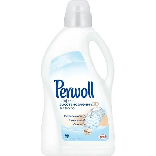 Perwoll 3D Гель для стирки эффект восстановления белого 2 л