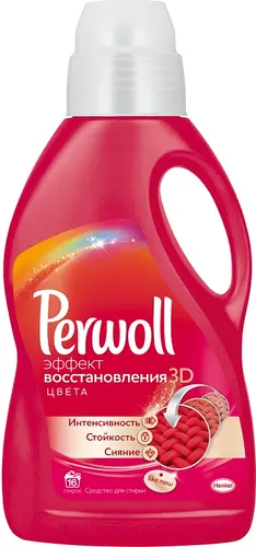 Perwoll 3D Гель для стирки эффект восстановления цвета 1 л