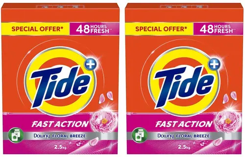 Tide Downy Floral Breeze Стиральный Порошок 2.5кг x 2