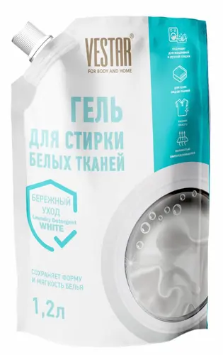 Vestar Гель для стирки для Белого белья 1,2 л.