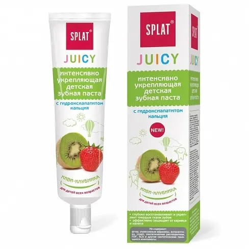 Splat Juicy Детская зубная паста киви-клубника, 35 мл