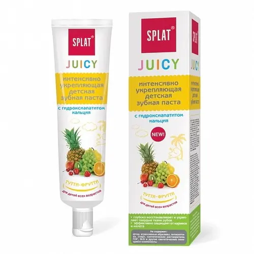 Splat Juicy Детская зубная паста тутти-фрутти, 35 мл