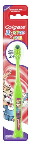 Зубная щетка Colgate Доктор заяц 2+ экстрамягкая, 1 шт