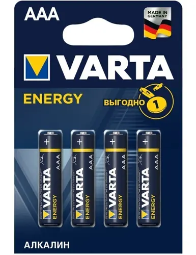 Батарейка VARTA ENERGY AAA Alkaline 4шт