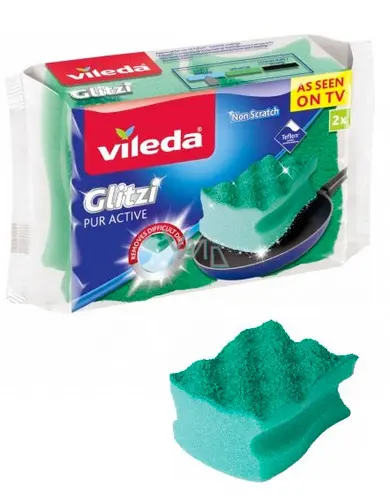 Vileda Губка для посуды PurActive 2 штуки