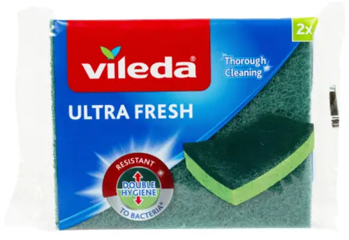Vileda Губка с антибактериальным эффектом Ultra Fresh 2 шт