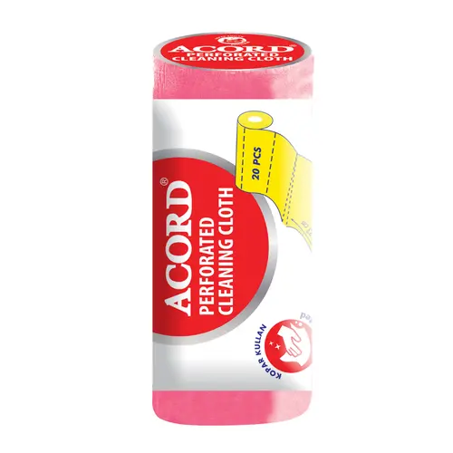 Acord Салфетки для уборки розовые , 20 шт