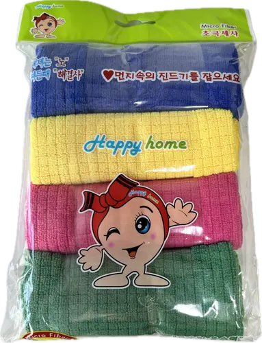 Happy home Микрофибра (Корея) 4 шт