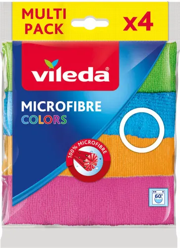 Vileda Салфетка Colors из микрофибры 4 штуки