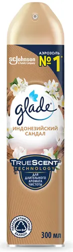 Glade Освежитель воздуха Индонезийский сандал, 300 мл