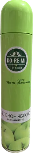 До-Ре-Ми Освежитель для воздуха Зеленое яблоко, Премиум, 330 мл