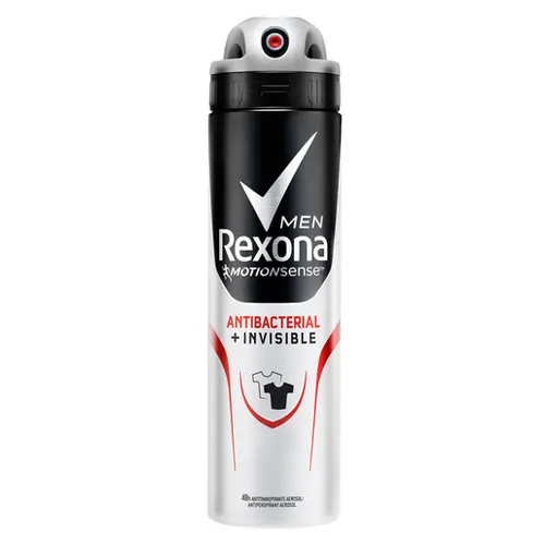 Rexona Men antibacterial+invisible антиперспирант 150 мл