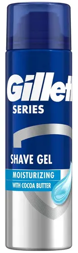 Gillette Увлажняющий гель для бритья с маслом какао 200 мл