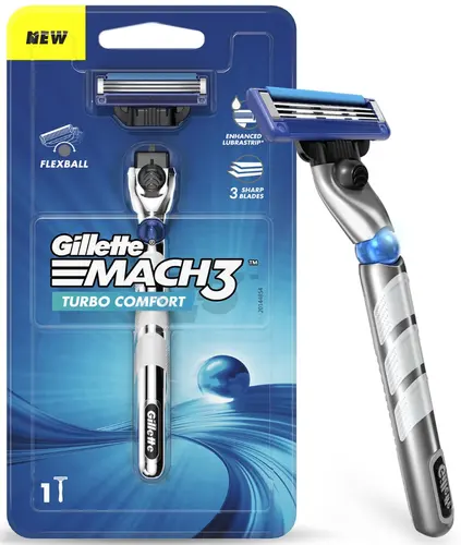Gillette Mach3 Turbo Flexball Мужская Бритва с 3 лезвиями