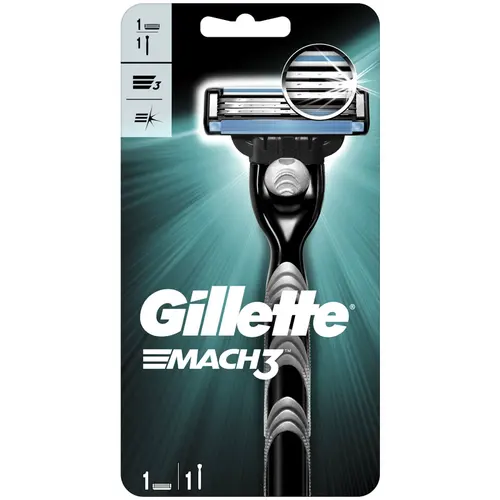 Gillette Mach3 Мужская Бритва с 3 лезвиями c 1 кассетой