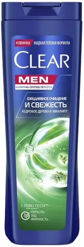 Clear Шампунь для мужчин ежедневное очищение и свежесть 380 мл