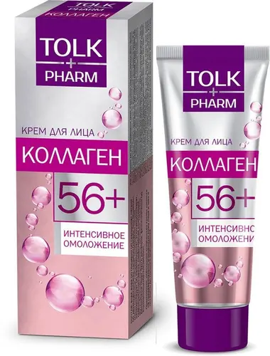 Tolk Pharm Крем для лица Коллаген Интенсивное омоложение 40г