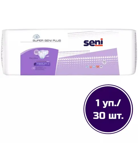 Seni 2 + Подгузники для взрослых 30 шт