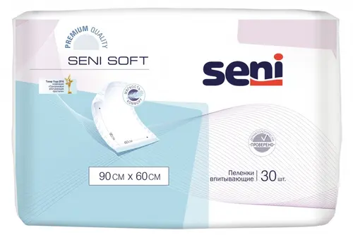 Пеленки SENI SOFT 90х60 30шт