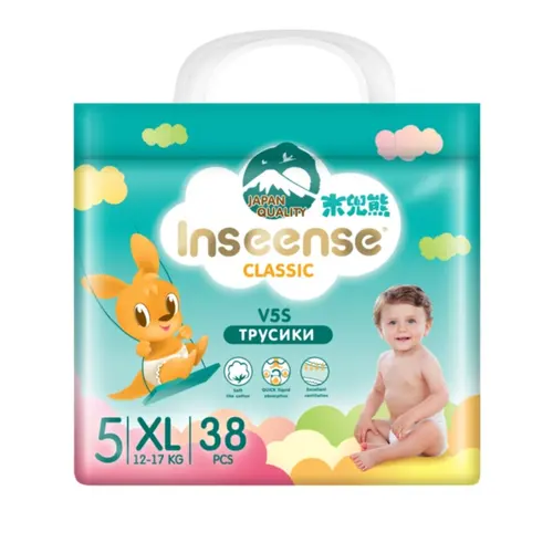 INSEENSE Подгузники Трусики Classic XL (12-17 кг) 38 шт